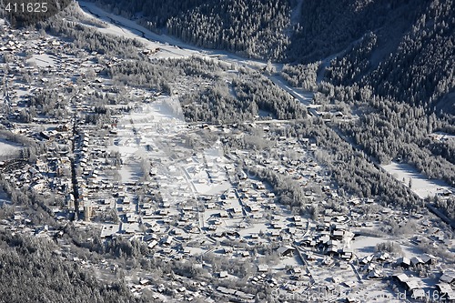 Image of Ski resort town