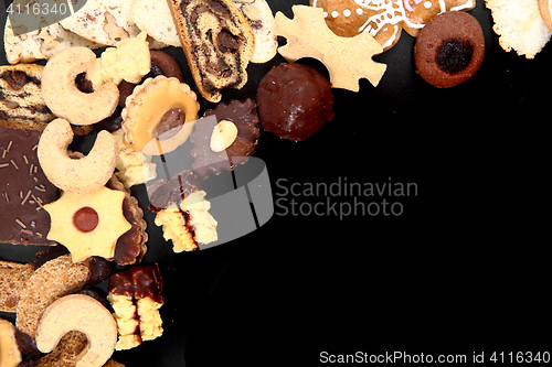 Image of christmas cookies and gingerbread from czech republic