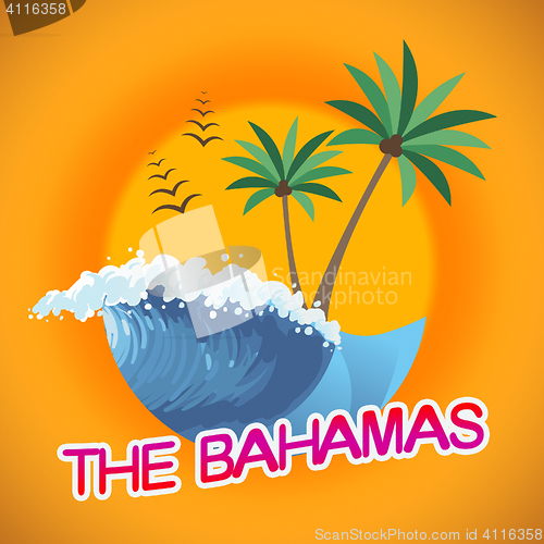 Image of Bahamas Vacation Represents Summer Time And Heat