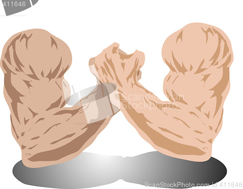 Image of Armwrestling illustration