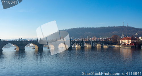 Image of Famous Charles Bridge, Prague, Czech Republic