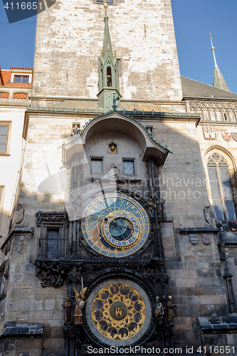 Image of Famous old Prague Astronomical Clock -Prague Orloj