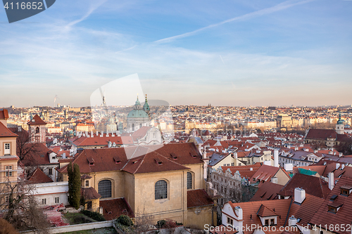 Image of December advent Prague cityscape photo