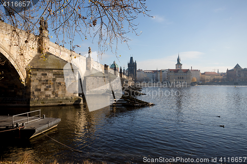 Image of Famous Charles Bridge, Prague, Czech Republic