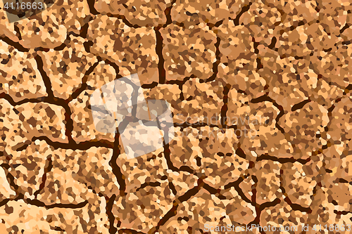 Image of Dried soil background