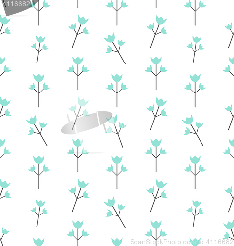 Image of Seamless Pattern with Floral Elements