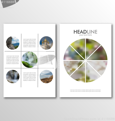 Image of Business Brochures, Blur Backgrounds