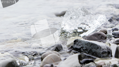 Image of Close-up of melting ice in Jokulsarlon - Iceland