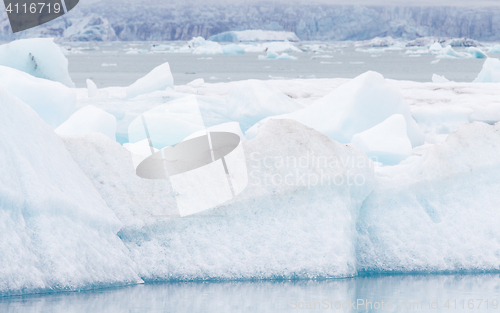 Image of Jokulsarlon is a large glacial lake in southeast Iceland