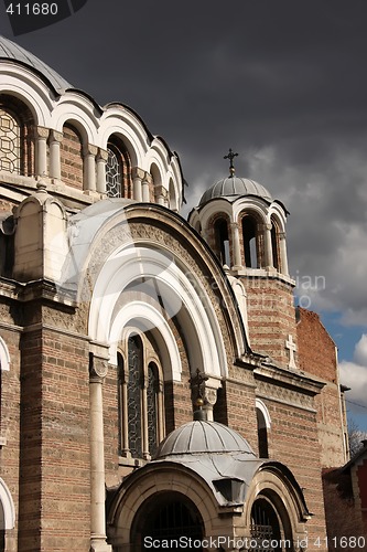 Image of Stormy church