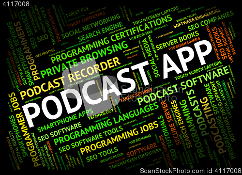 Image of Podcast App Shows Broadcasts Broadcast And Download