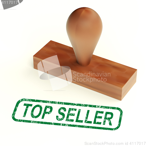 Image of Top Seller Rubber Stamp Shows Best Services And Products