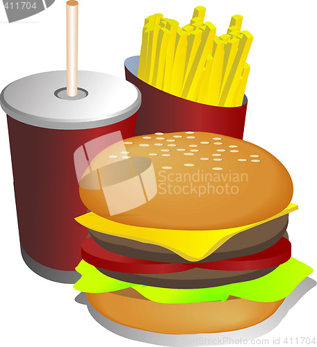 Image of Combo meal illustration
