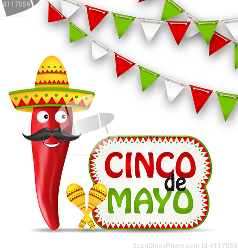 Image of Cinco De Mayo Holiday Background
