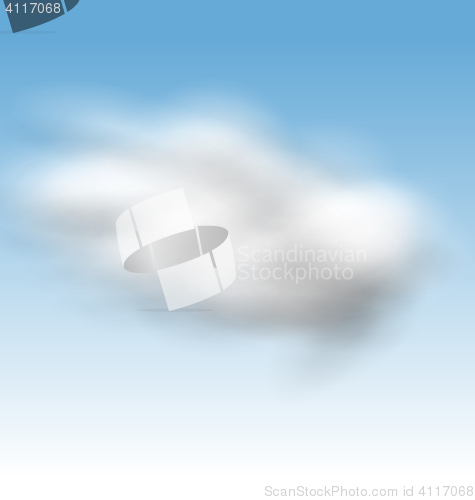 Image of  Background Blue Sky Fluffy Clouds