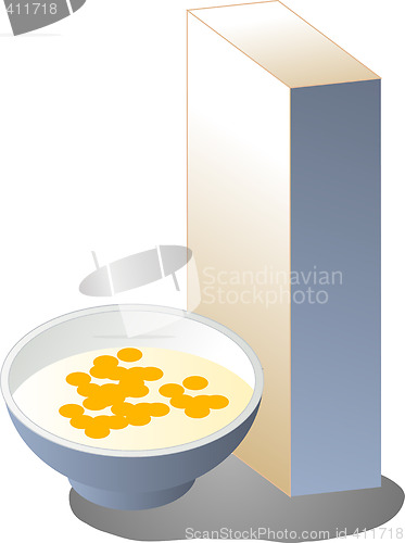 Image of Breakfast cereal illustration