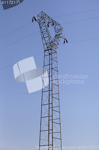 Image of Power transmission pole