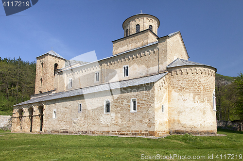 Image of Monastery Sopocani in Serbia