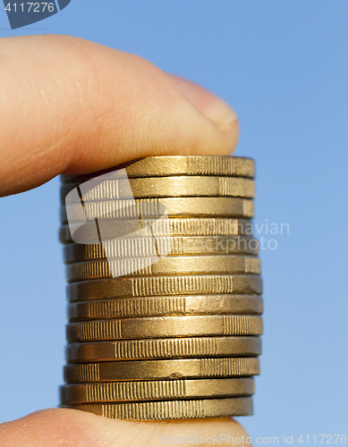 Image of Euro photographed close up