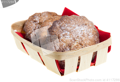 Image of isolated on white cake