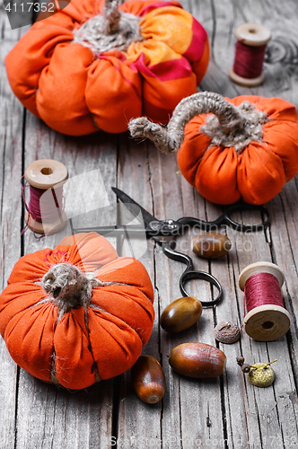 Image of Crafts with pumpkins