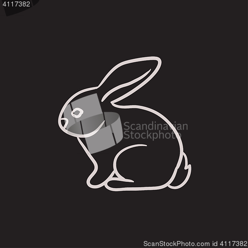 Image of Rabbit sketch icon.