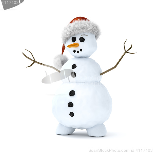 Image of cute litte snowman