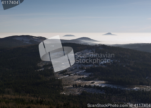 Image of Mountain landscape in winter