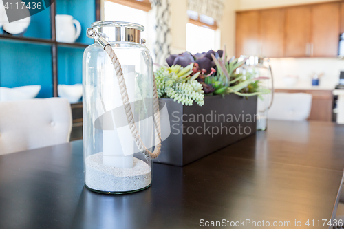 Image of Close Up Abstract of Table Setting in House