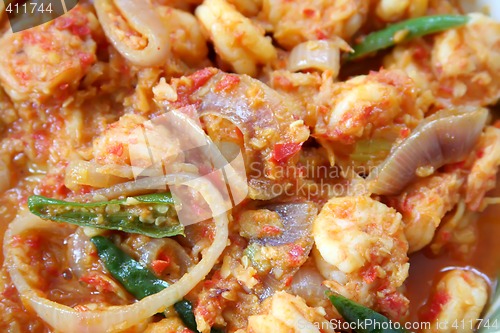 Image of Spicy prawns