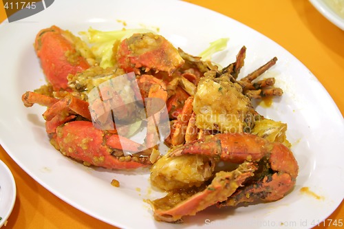 Image of Fried crabs