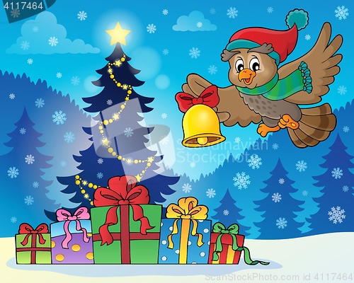 Image of Christmas owl theme image 7