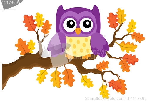 Image of Autumn owl theme image 1