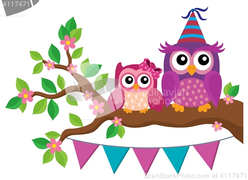 Image of Party owls theme image 2
