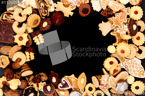 Image of christmas cookies and gingerbread from czech republic