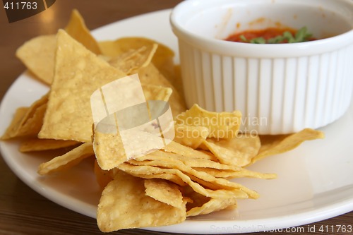 Image of Nachos and salsa