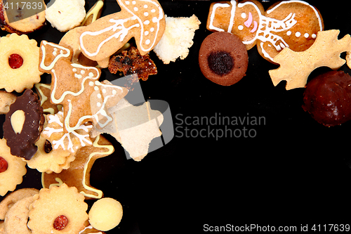 Image of christmas cookies and gingerbread from czech republic