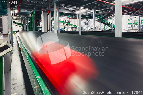 Image of Baggage on conveyor belt