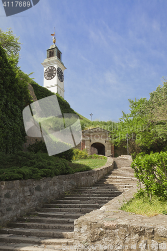 Image of Petrovatdin fortress in Novi Sad, Serbia