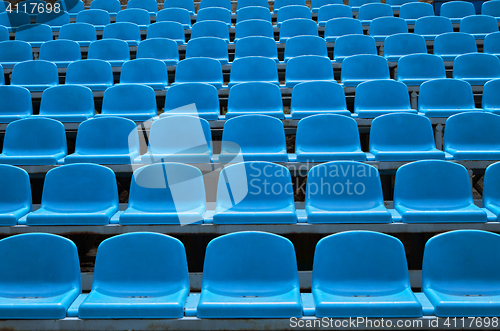 Image of Empty seats in a stadium