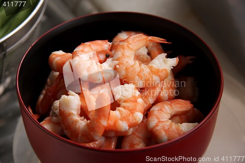 Image of Cooked prawns