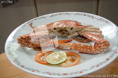 Image of Cooked crab