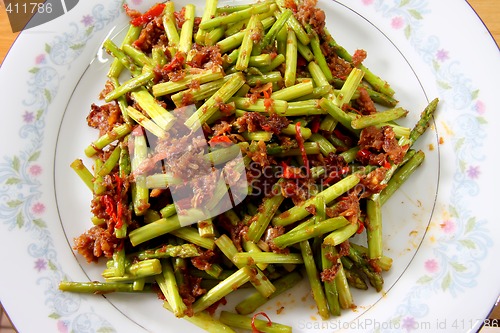 Image of Spicy asparagus