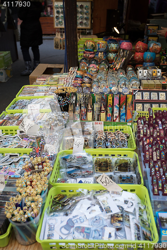 Image of Souvenir shop at famous Havels Market in first week of Advent in Christmas