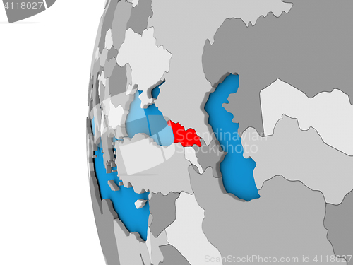 Image of Georgia on globe