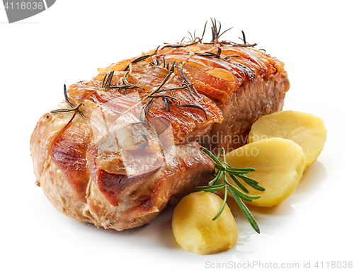 Image of whole roasted pork