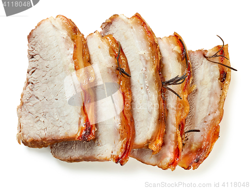 Image of roasted pork slices