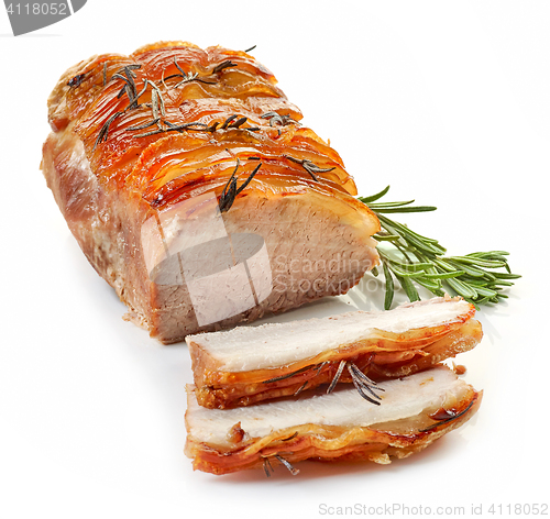 Image of roasted sliced pork