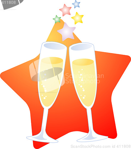 Image of Champagne toast