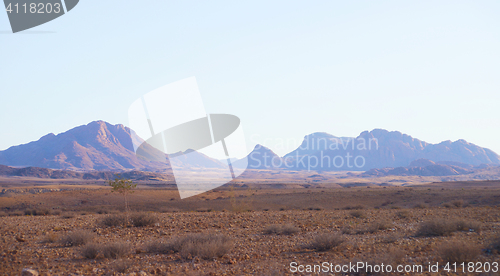 Image of mountains in Namibia